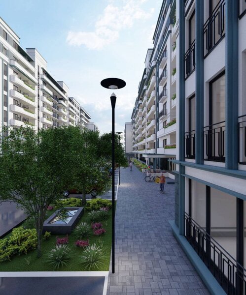 Pipera Plaza, apartament 2 camere, gradina privata, bloc finalizat.